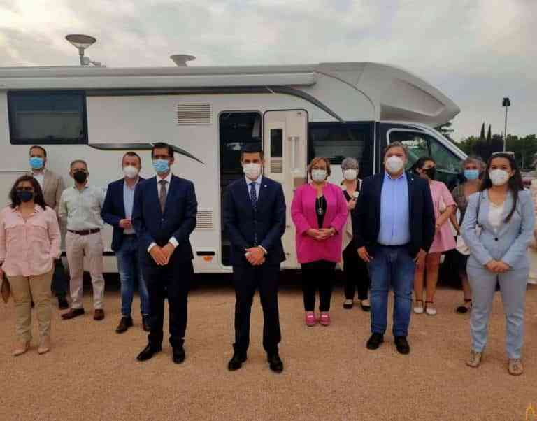 Inaugurado el nuevo parking de autocaravanas de Campo de Criptana