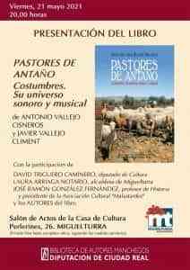 Presentarán mañana libro “Pastores de antaño: costumbres” en la Casa de la Cultura de Miguelturra