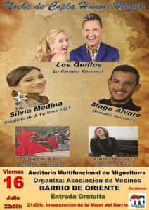 “Noche de copla, humor y magia” en el Auditorio Multifuncional de Miguelturra