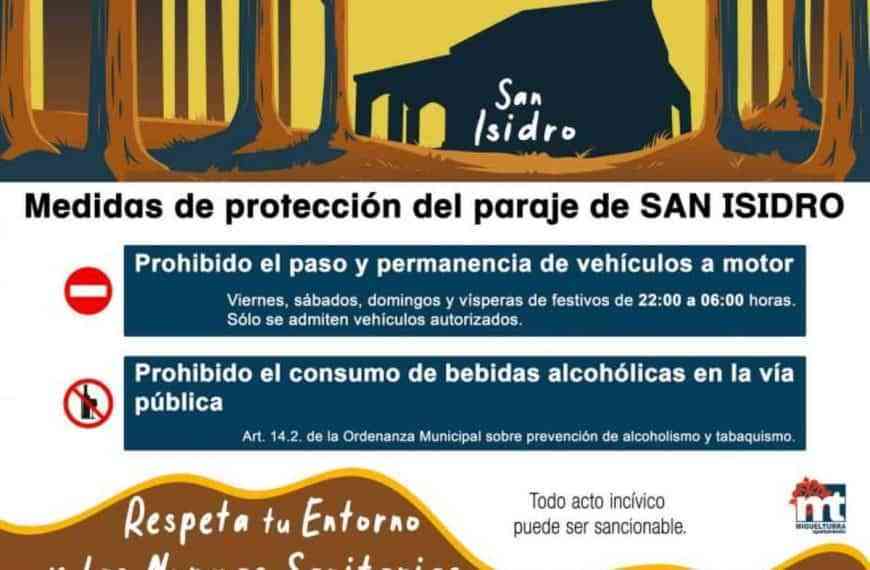 Controles de acceso a San Isidro en Miguelturra para evitar los botellones de fin de semana