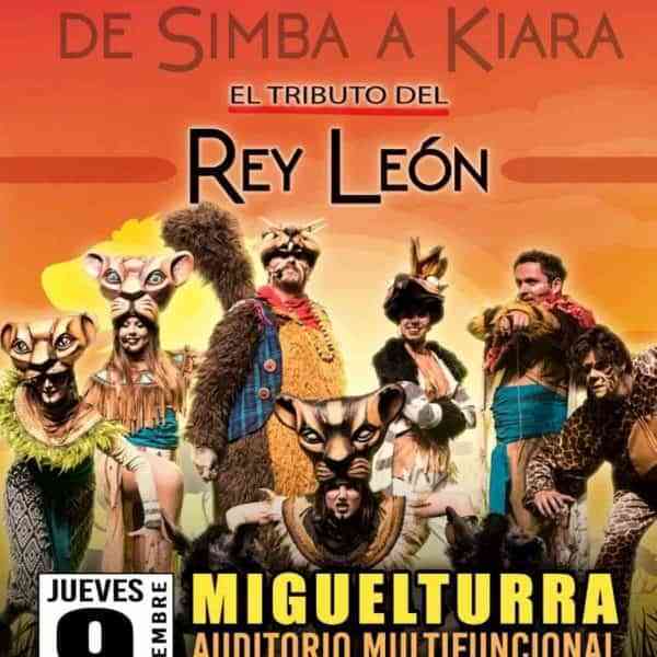 Espectáculo musical «De Simba a Kiara. El tributo del Rey León» el 9 de septiembre en el Auditorio de Miguelturra