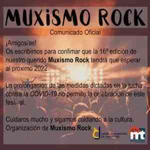 Suspendido el Muxismo Rock 2021 en Miguelturra