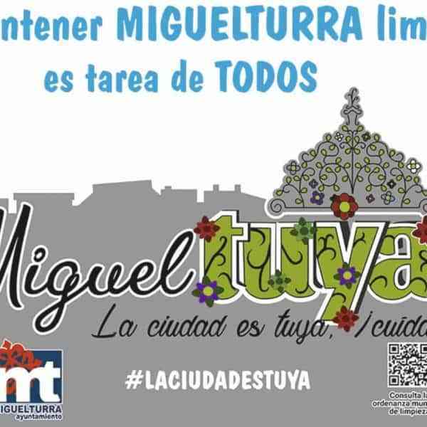Nueva campaña municipal de limpieza y concienciación «MiguelTuya, la ciudad es tuya, ¡ cuídala!