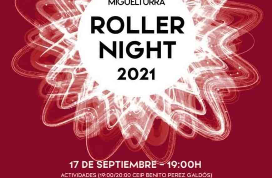 Ruta nocturna sobre patines «Roller night» gratuita el 17 de septiembre a las 19:00 horas en Miguelturra