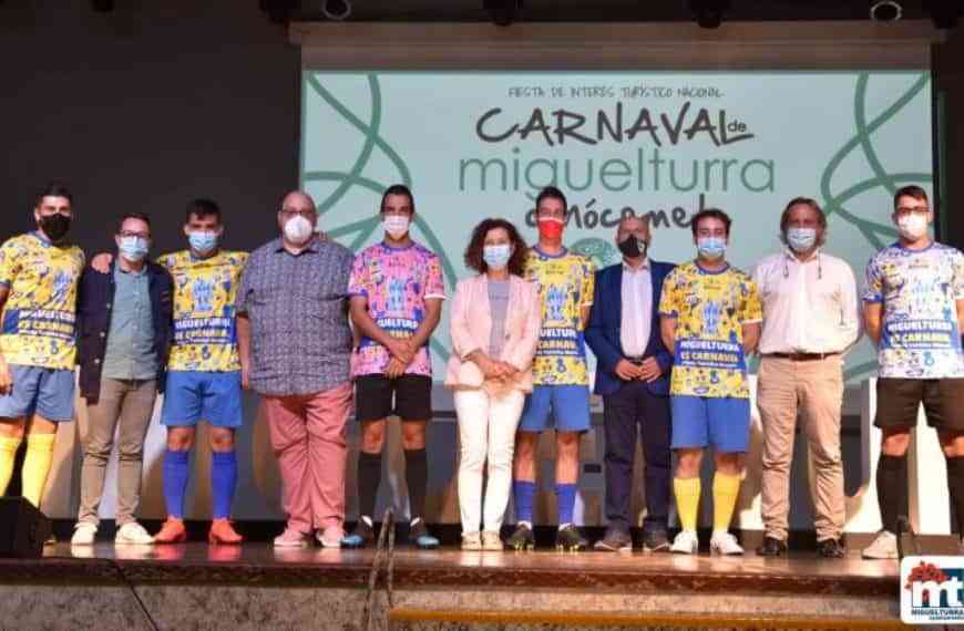 Club Deportivo Miguelturreño lucirá camiseta con símbolos típicos del Carnaval de Miguelturra