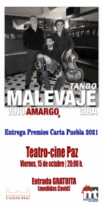 Entrega de los premios de los certámenes Carta de Puebla 2021 será este 15 de octubre en Miguelturra