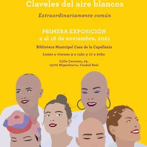 Exposición fotográfica sobre alopecia femenina en la biblioteca municipal de Miguelturra