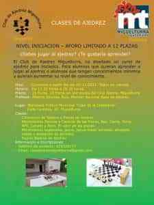 El curso de ajedrez nivel iniciación en Miguelturra abre su plazo de inscripción