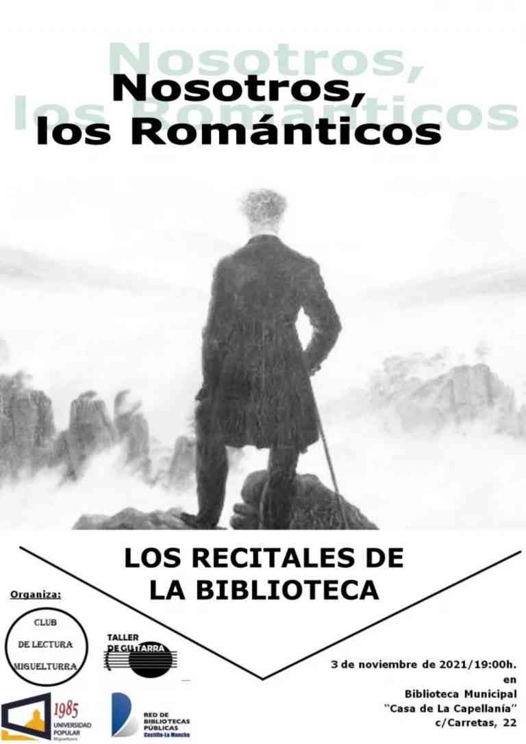 7 recitales literarios gratuitos en la biblioteca municipal de Miguelturra darán inicio el 3 de noviembre
