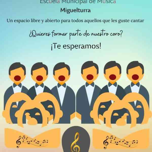 Apertura del plazo para participar en la Coral Polifónica de La Escuela de Música y Danza de Miguelturra