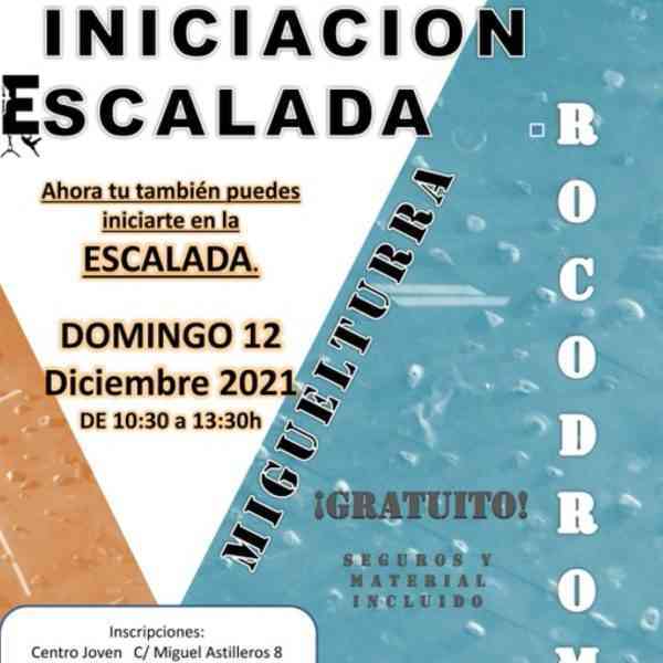 Curso de iniciación a la escalada el domingo 12 de diciembre en Miguelturra