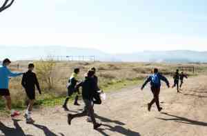 Estudiantes de ESO de Puertollano participaron en carrera de orientación en el parque del Pozo Norte