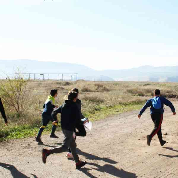Estudiantes de ESO de Puertollano participaron en carrera de orientación en el parque del Pozo Norte