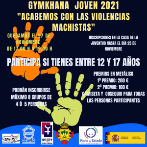 Gymkhana joven “Acabemos con las violencias machistas” por el 25N en Manzanares