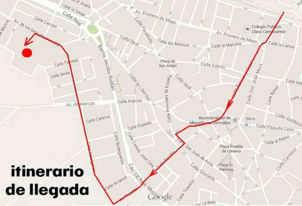 Estos son los itinerarios de tráfico alternativo por  la celebración de la Media Maratón Rural «Villa Miguelturra»