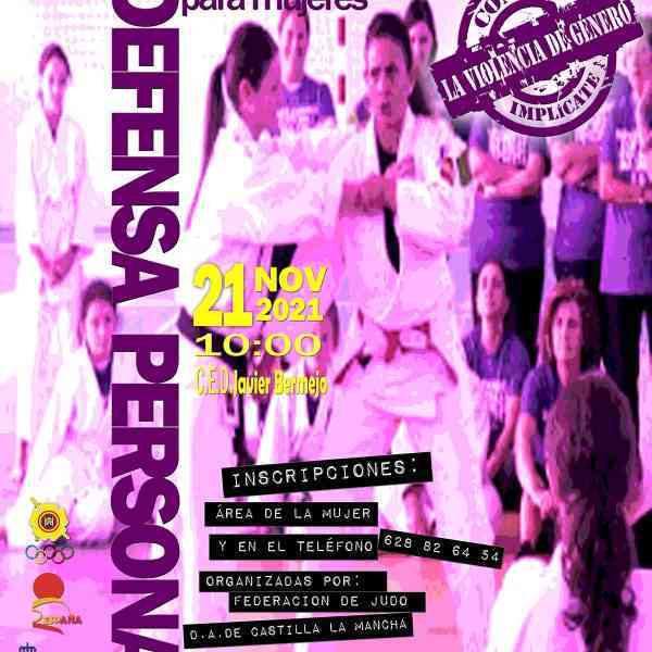 XI Jornada de Defensa Personal para Mujeres el 21 de noviembre en Puertollano dentro de la conmemoración del 25N