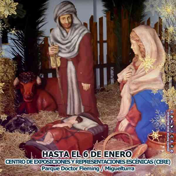 Ya puede visitarse el Belén Municipal y Nacimiento en el CERE de Miguelturra y hasta el 6 de enero