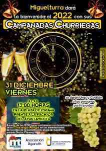 “Campanadas Churriegas” el 31 de diciembre a las 13 horas en Miguelturra