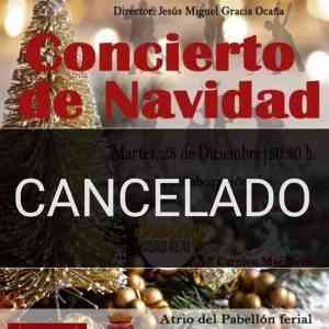 Cancelado concierto de la Banda de Música Agrupación Musical de Ciudad Real del 28 de diciembre
