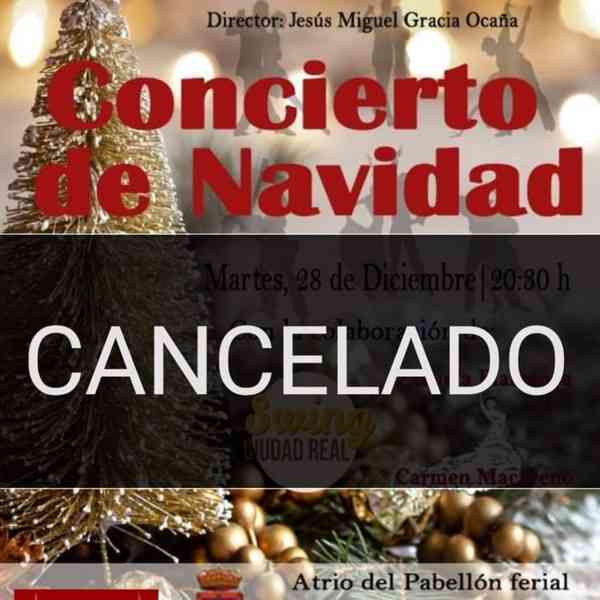 Cancelado concierto de la Banda de Música Agrupación Musical de Ciudad Real del 28 de diciembre