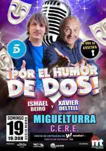 ¡Por el humor de dos! Con Ismael Beiro y Xavier Deltell el 19 de diciembre en Miguelturra