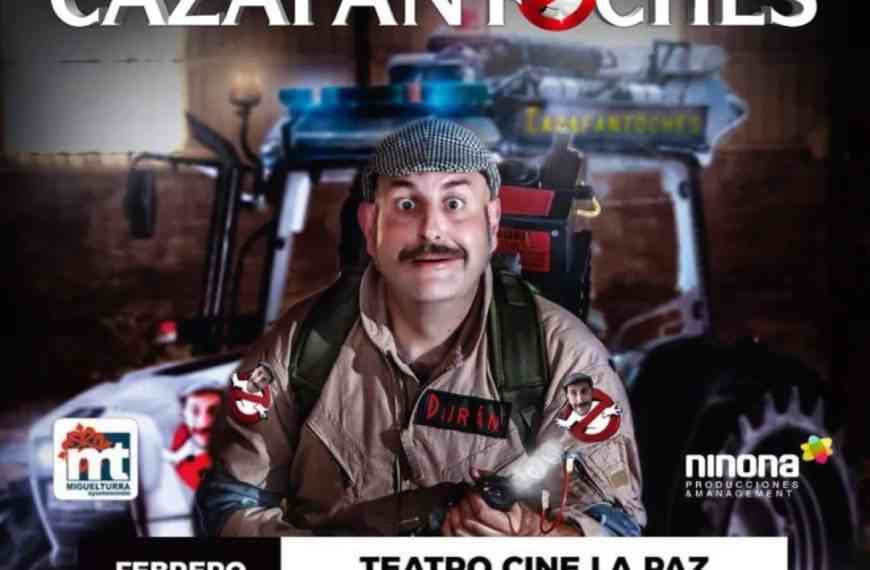 “Cazafantoches» el sábado 5 de febrero a partir de las 20:00 horas en el Teatro Cine Paz de Miguelturra