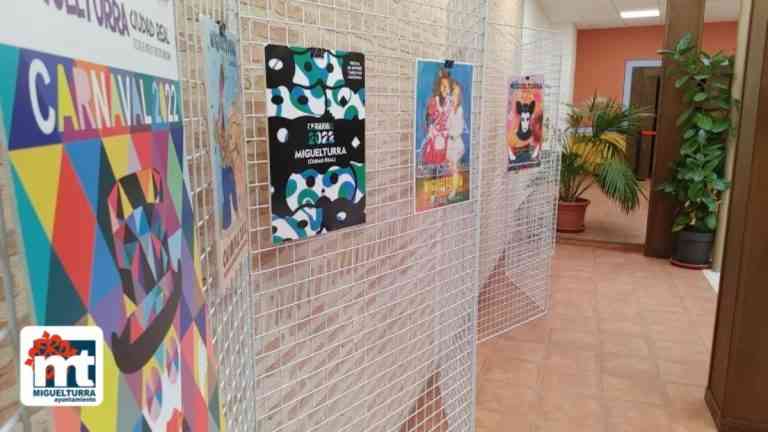 Exposición de carteles presentados al concurso del cartel del carnaval de Miguelturra 2022 en “Casa de la Capellanía” hasta el 27 de enero