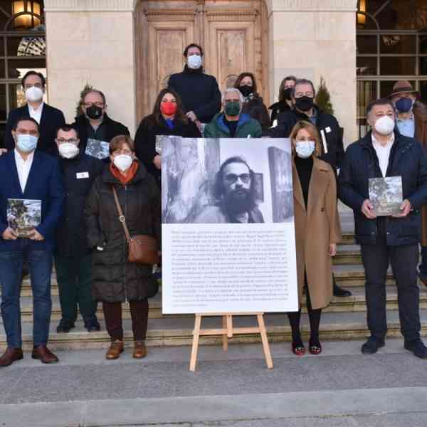 Un homenaje al artista Miguel Ángel Moset por parte de la Junta, Diputación y el ayuntamiento de Cuenca con la RACAL