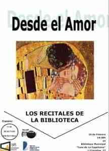 “Desde el amor” recital poético en la Biblioteca Pública “Casa de la Capellanía” de Miguelturra el 16 de febrero
