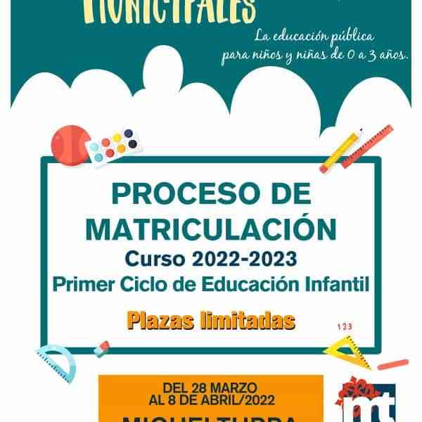 Las Escuelas Infantiles públicas de Miguelturra “Pelines” y “Coleta” abren plazo de admisión el 28 de marzo