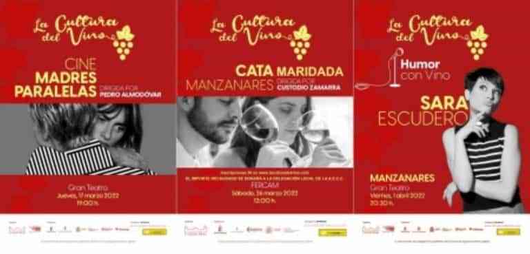 “La cultura del vino” llega a Manzanares con una película, un monólogo y una cata maridada en Fercam