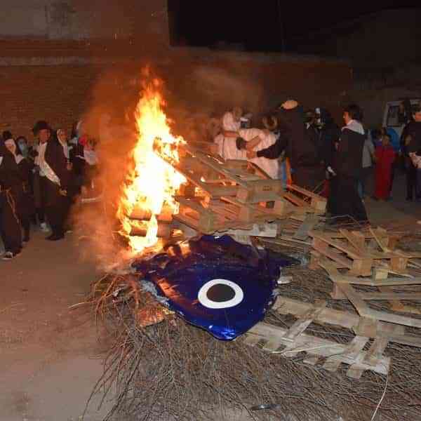 Ayer, Miércoles de Ceniza, han despedido con honores a la sardina en Miguelturra