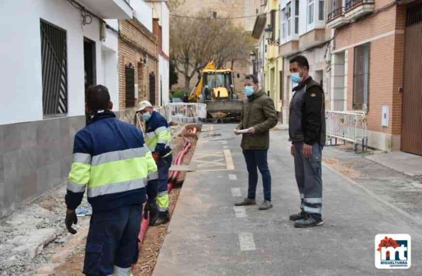 Se realizan mejoras en la zona del entorno de la plaza del Cristo de Miguelturra