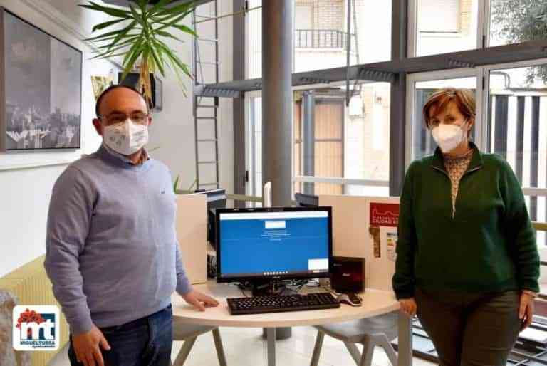 9 Puntos de Inclusión Digital en funcionamiento en diferentes dependencias municipales de Miguelturra