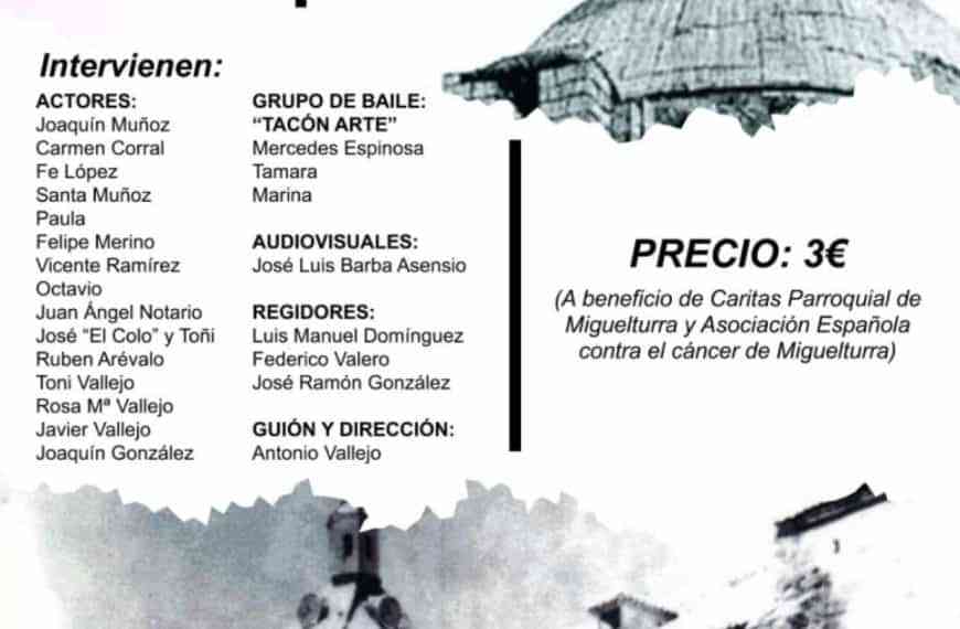 Espectáculo «Antiguas Postales Sonoras de una Villa Manchega» el 29 de abril en la Casa de Cultura de Miguelturra