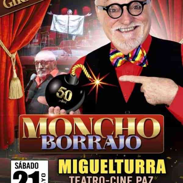 Moncho Borrajo llega con su espectáculo de humor «50 años» el sábado 21 de mayo a Miguelturra