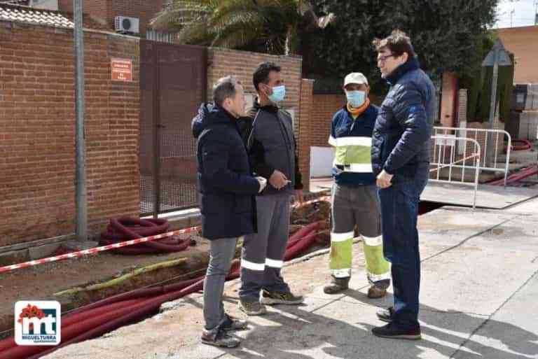 Avanzan obras en la Avenida de los Descubrimientos en Miguelturra iniciadas este 2022