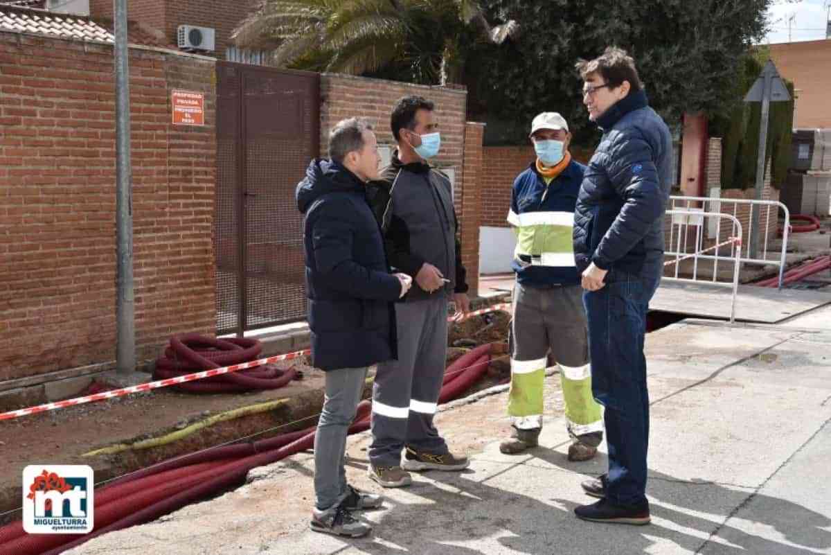 Avanzan obras en la  Avenida de los Descubrimientos en Miguelturra iniciadas este 2022