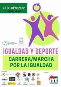 Actividad «Igualdad y Deporte. Carrera/Marcha por la Igualdad» el 21 de mayo en Peralvillo a beneficio de la AECC y AMUMA