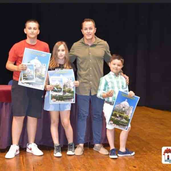 Ganadores del concurso infantil de pintura ¿Viva la Torre Gorda! En Miguelturra en el que participaron 170 escolares