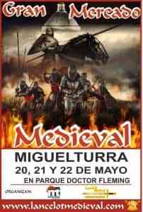 Desde hoy hasta el domingo 22 de mayo Gran Mercado Medieval en el parque Doctor Fleming de Miguelturra
