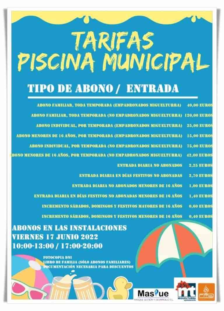 Las actividades de verano en la piscina municipal de Miguelturra inician el 18 de junio