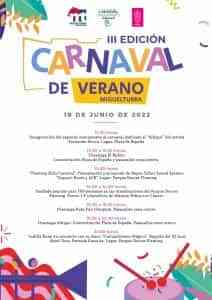 La III edición del Carnaval de Verano de Miguelturra este 18 de junio será el pistoletazo de salida de la temporada estival