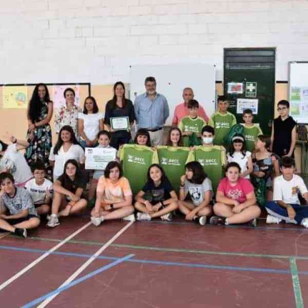 Los chicos y chicas de quinto A del CEIP El Pradillo ganaron el concurso “Pausas saludables” de la AECC en Miguelturra  