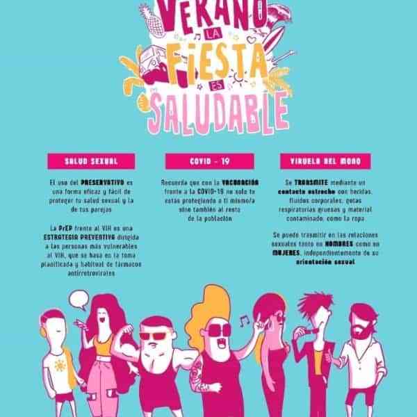 Miguelturra promueve la “Campaña para un verano saludable: prevención del VIH y otras ITS” del Ministerio de Sanidad