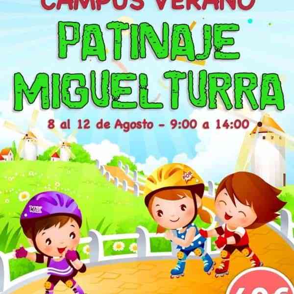 Campus de Verano de Patinaje en Miguelturra del 8 al 12 de agosto