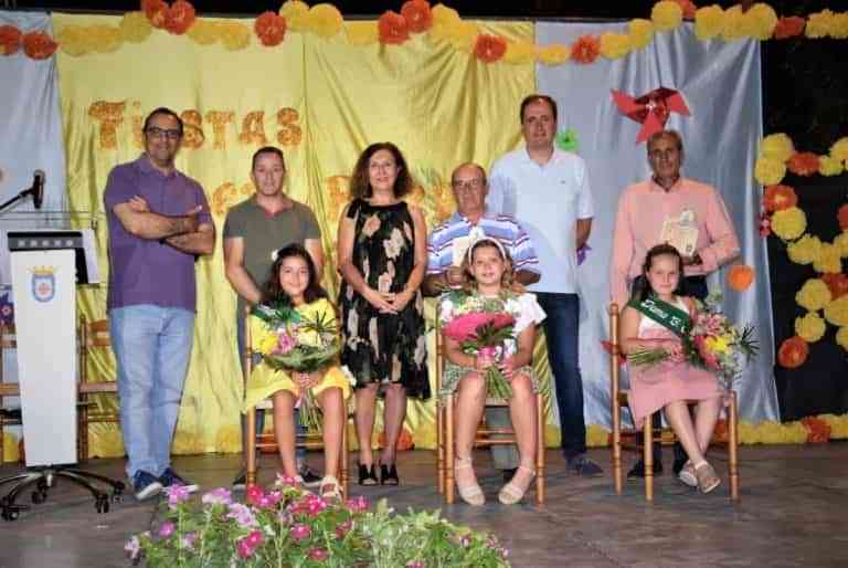 Proclamadas Celia Díaz, Martina Díaz y Marta Jurado como Damas 2022 en las El Barrio de Oriente de Miguelturra