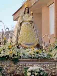 Programa de cultos en honor de nuestra Señora de la Salud patrona del barrio de Oriente de Miguelturra del 16 al 18 de julio