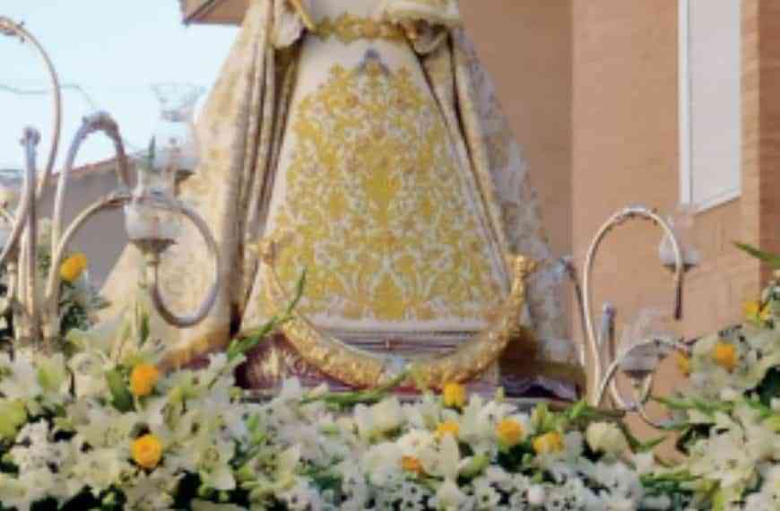 Programa de cultos en honor de nuestra Señora de la Salud patrona del barrio de Oriente de Miguelturra del 16 al 18 de julio