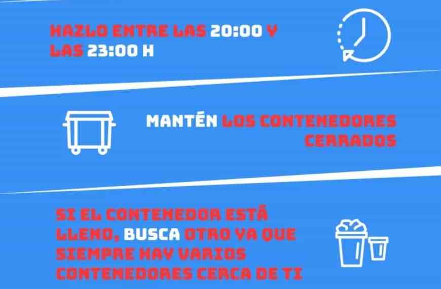 Se realizará la recogida de basuras en festivos durante el período entre el 1 de julio y el 30 de septiembre en Miguelturra